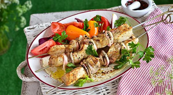 Советский шашлык с уксусом и луком, пошаговый рецепт с фото на 1264 ккал