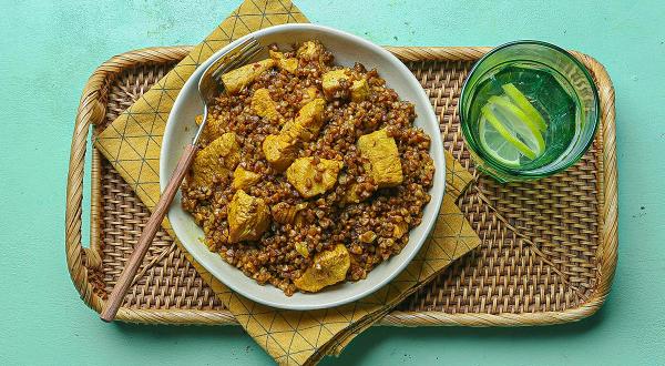 Пилав из гречки с индейкой, пошаговый рецепт с фото на 354 ккал