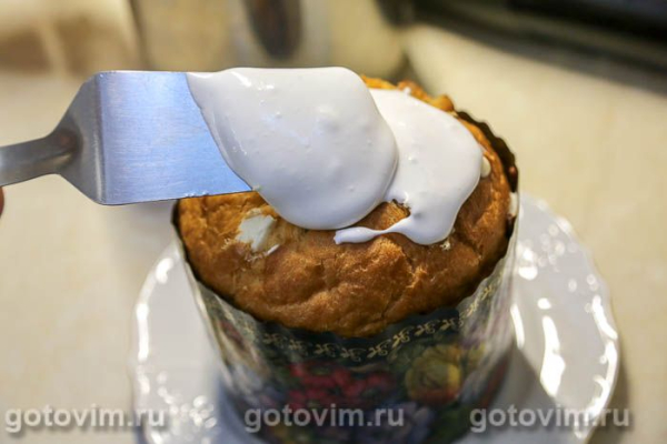 Кулич с начинкой (с заварным кремом) Кулич с начинкой (с заварным кремом)