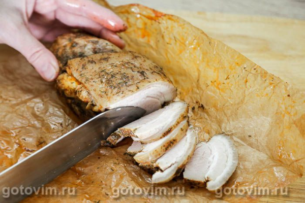 Закусочное мясо из свиной грудинки со специями