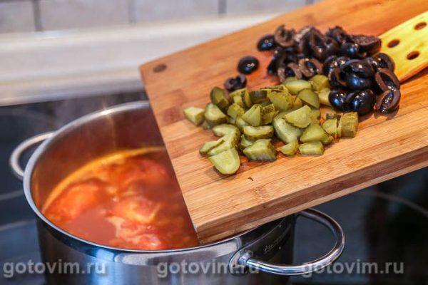 Рыбная солянка (из сазана) Рыбная солянка (из сазана)