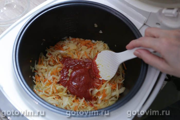 Мясная солянка с квашеной капустой в мультиварке