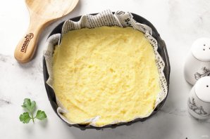 Запеканка с фаршем в аэрогриле