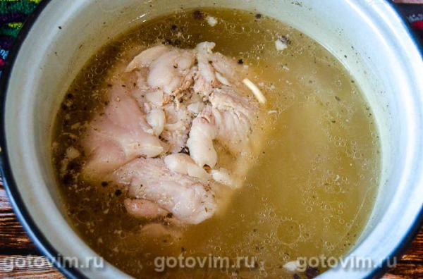 Отварной подчеревок в пряностях 