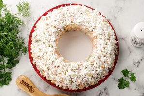 Салат "Пасхальный венок" Салат "Пасхальный венок"