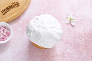 Глазурь для кулича без яиц Глазурь для кулича без яиц