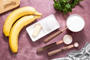Банановый десерт без выпечки
