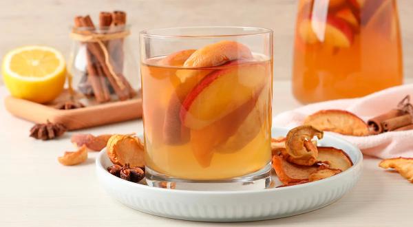 Компот из сушеных яблок, пошаговый рецепт с фото на 71 ккал