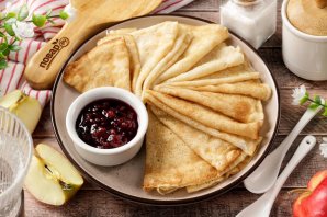 Блины на минеральной воде