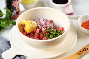 Тартар из тунца