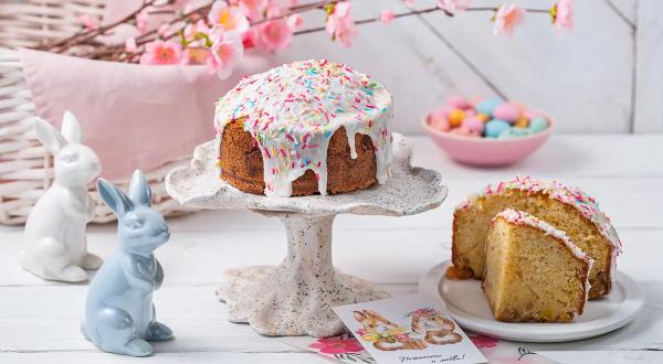 Кулич на йогурте, пошаговый рецепт с фото на 654 ккал