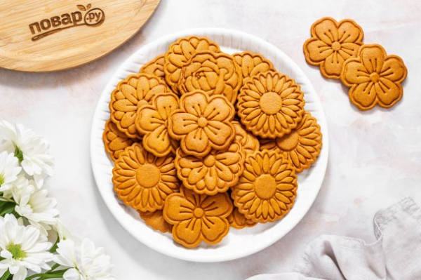Имбирное печенье постное Имбирное печенье постное