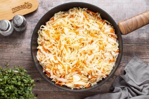 Постная солянка из свежей капусты