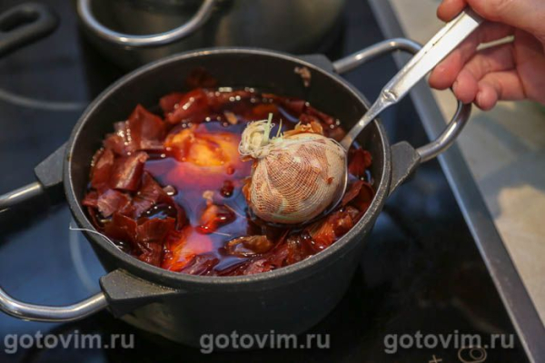 Мраморные яйца в луковой шелухе Мраморные яйца в луковой шелухе