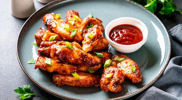 Крылышки барбекю в духовке, пошаговый рецепт с фото на 799 ккал