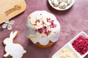 Сахарная глазурь для кулича