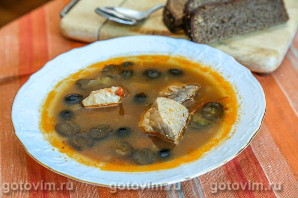 Рыбная солянка (из сазана) Рыбная солянка (из сазана)