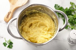 Запеканка с фаршем в аэрогриле