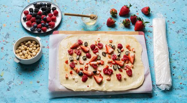 Тесто фило, пошаговый рецепт с фото на 2443 ккал