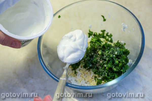 Яичный паштет с черемшой