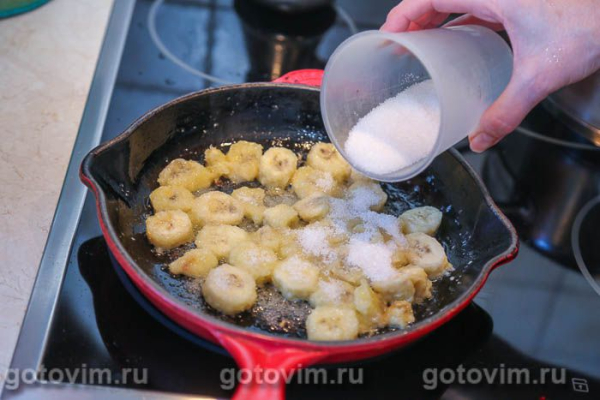 Творожная пасха с банановым кремом