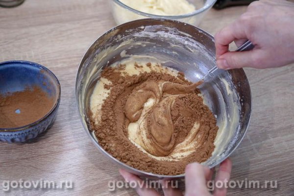 Мраморный кекс в хлебопечке