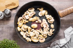 Перловка с грибами