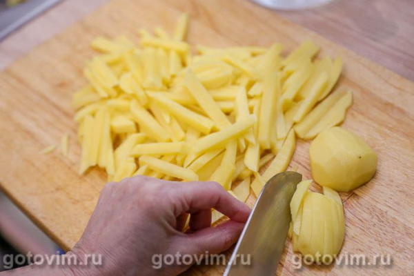 Жареная картошка в мультиварке