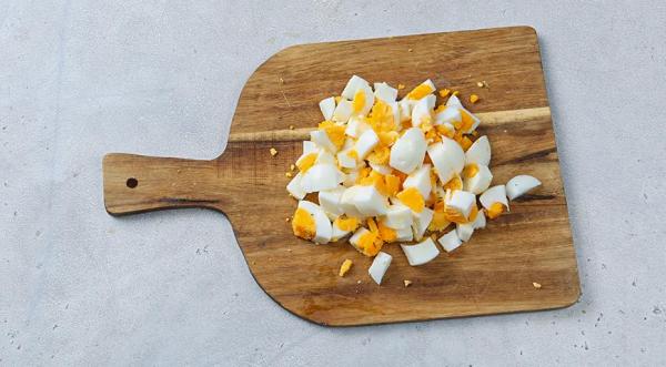 Ржаной тост с яичным салатом, пошаговый рецепт с фото на 381 ккал