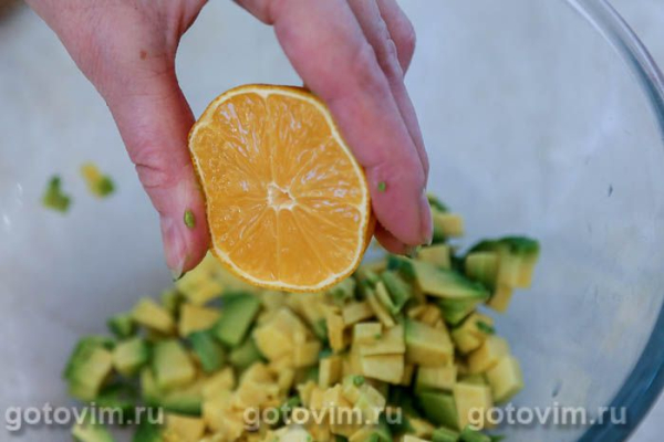 Яичный салат с авокадо