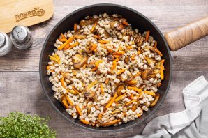 Перловка с грибами