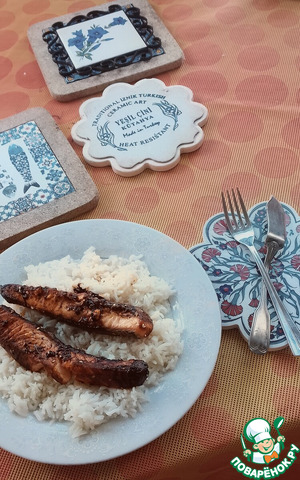 Лосось в масле из кочудяна