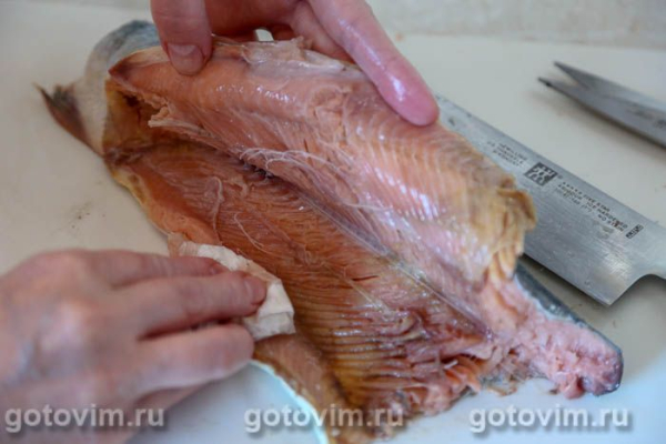 Горбуша на решетке