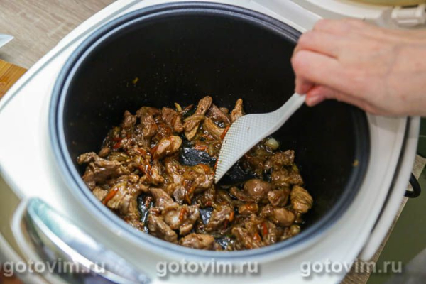 Стир‑фрай из свинины с овощами в мультиварке