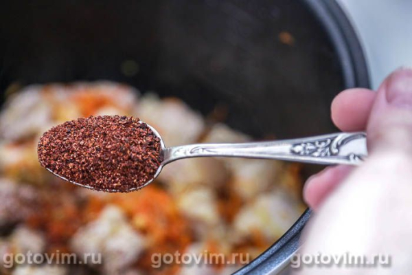 Плов из свинины с булгуром в мультиварке