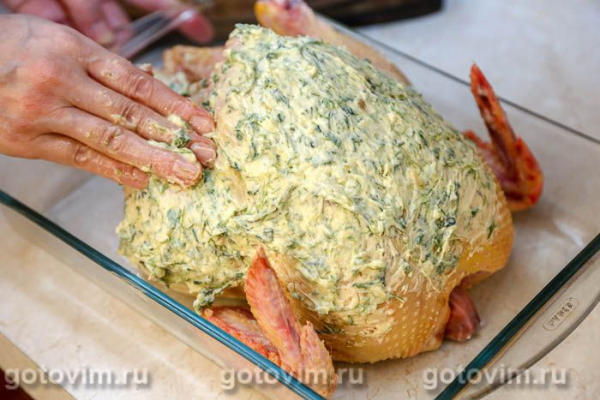 Курица в беконе