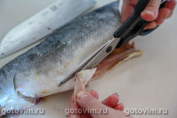 Горбуша на решетке