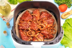 Мясо в аэрогриле