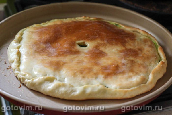 Пирог чуду с зеленью