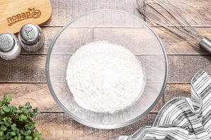 Постная пицца с грибами